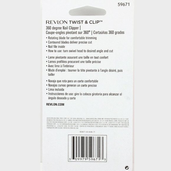 Revlon Swivel Head Nail Clipper - Picture 5 of 8
